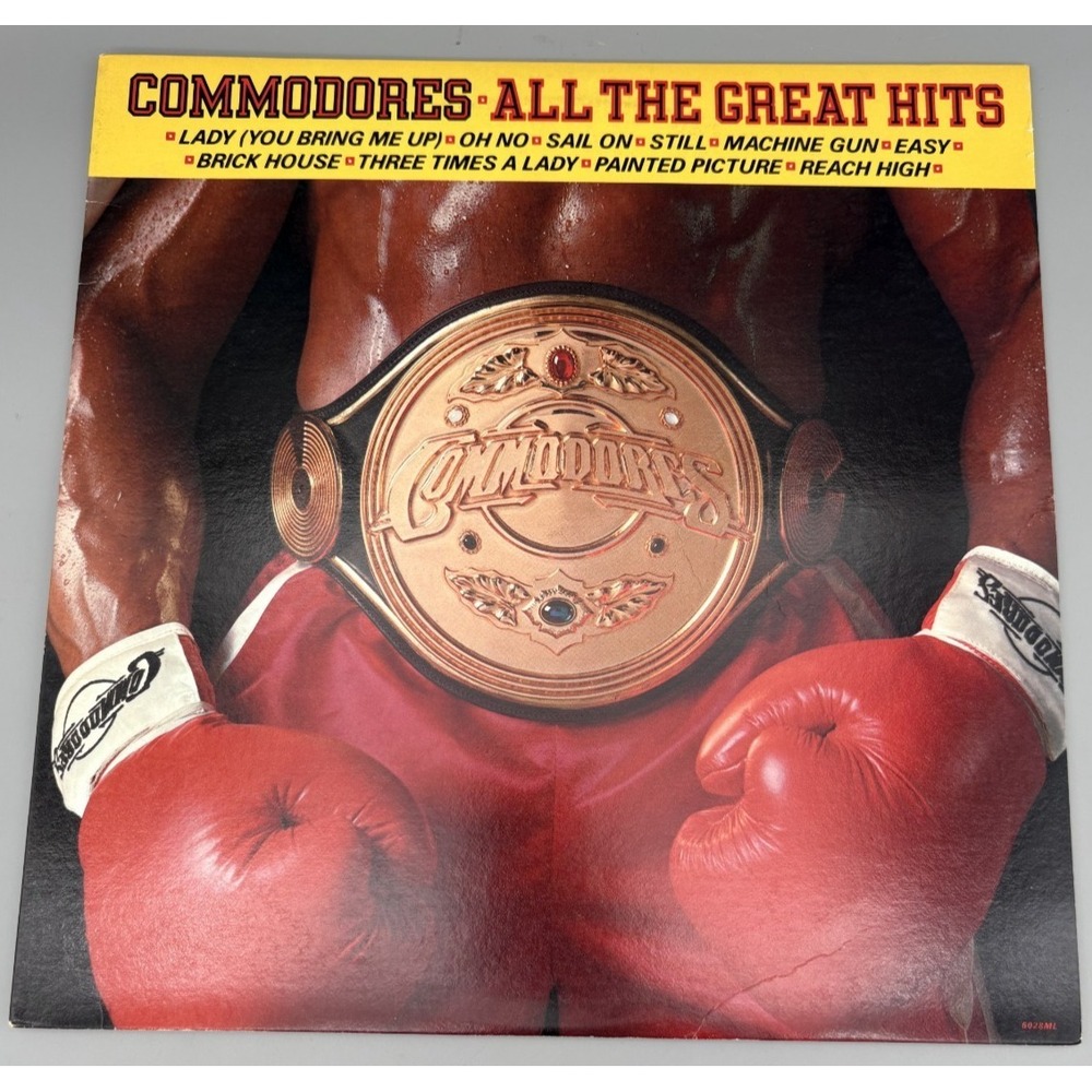 Commodores All The Great Hits Vinyl LP 1982 Motown,‎ Funk/Soul Record